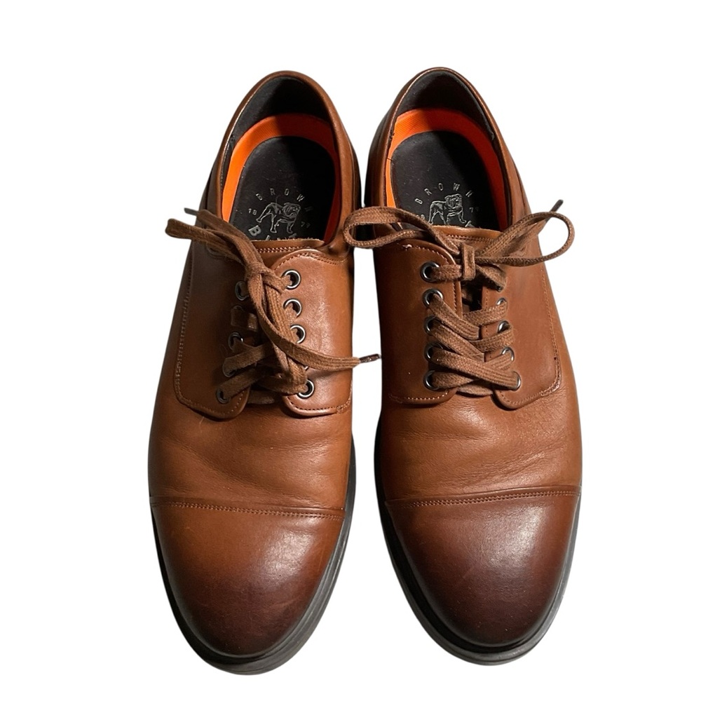 Brown Bilt Captoe Oxford leather tie Men's Shoes US 9, EU 42.5
